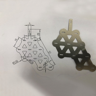 Lithium Battery Connection Sheet Metal Stamping Parts Laser Cutting Conductive Sheet