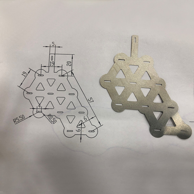 Lithium Battery Connection Sheet Metal Stamping Parts Laser Cutting Conductive Sheet
