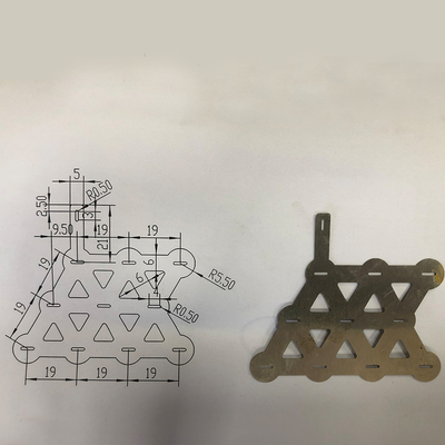 Lithium Battery Connection Sheet Metal Stamping Parts Laser Cutting Conductive Sheet
