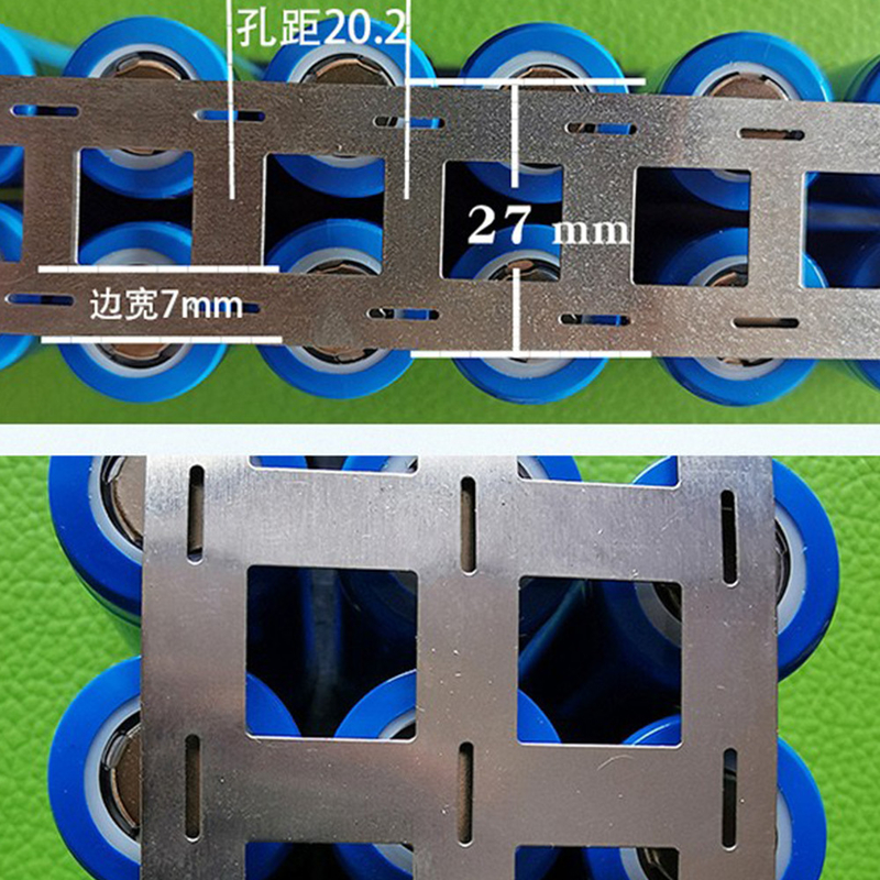 Soft Nickel Strip 0.15mm Welded Female Lithium Battery Charging Connector