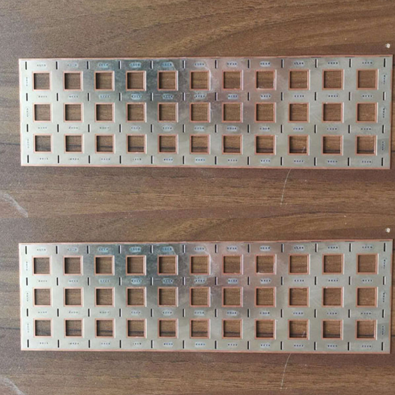 Width 2-100mm Nickel Plated Copper Bus Bar Thickness 0.08-0.4t